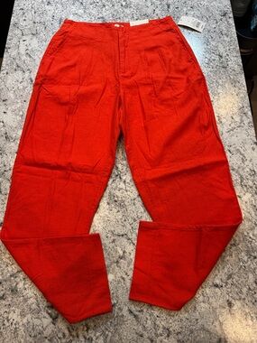 a new day Vibrant Red Tapered Pants